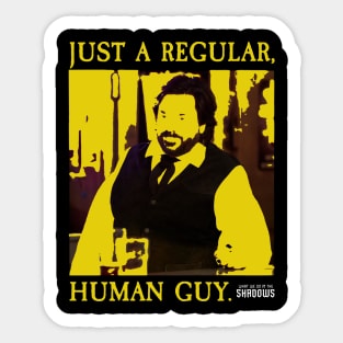 Lucky Brew's Bar and Grill Jackie Daytona Regular Human Bartender Sticker